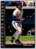 1992 Upper Deck Scouting Report Derek Bell #SR4