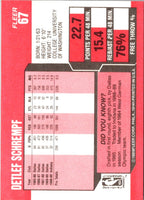1989 Fleer Detlef Schrempf #67