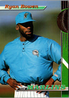 1993 Stadium Club Florida Marlins Ryan Bowen #16