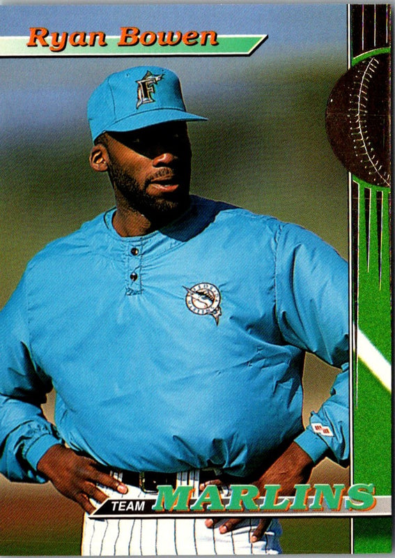 1993 Stadium Club Florida Marlins Ryan Bowen #16