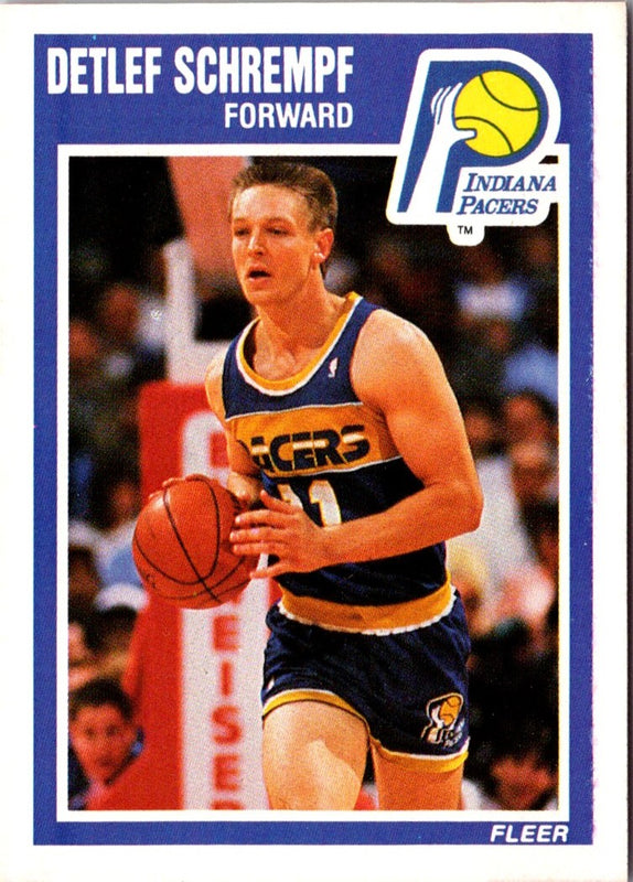 1989 Fleer Detlef Schrempf #67