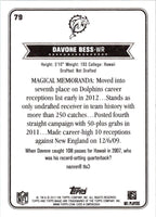 2012 Topps Magic Davone Bess #79