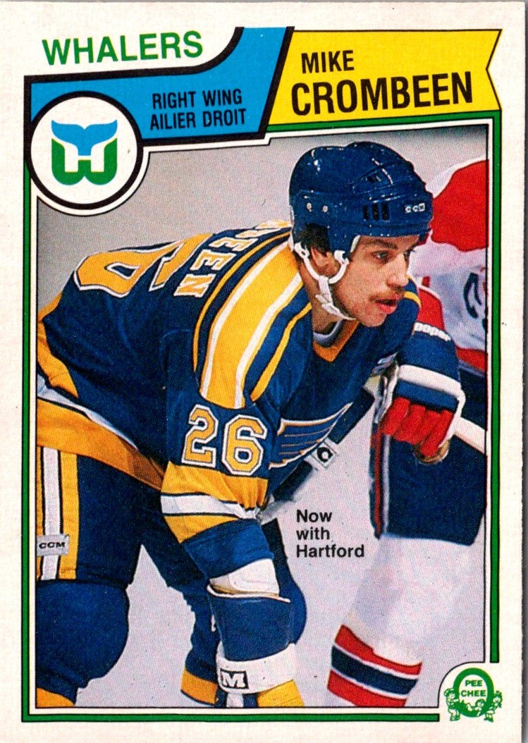 1983 O-Pee-Chee Mike Crombeen