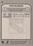 2011 O-Pee-Chee Ryan McDonagh