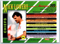 1993 Bowman Football Nick Lowery #305