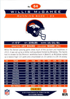2013 Score Willis McGahee #64