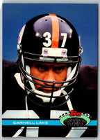 1991 Topps Stadium Club Football Carnell Lake #186