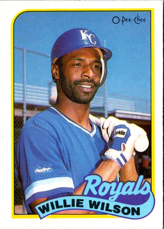 1989 O-Pee-Chee Willie Wilson #168