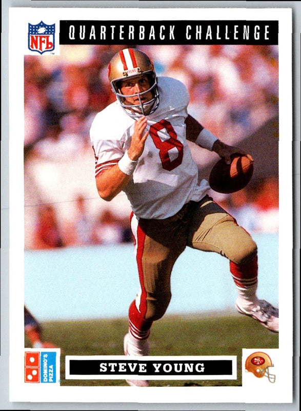 1991 Domino's The Quarterbacks Steve Young #26