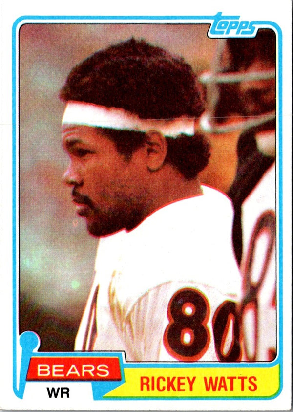 1981 Topps Rickey Watts #93 Rookie EX