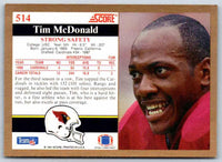 1991 Score Tim McDonald #514