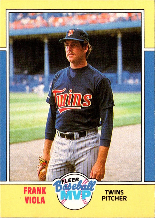 1988 Fleer Baseball MVP's Frank Viola #41