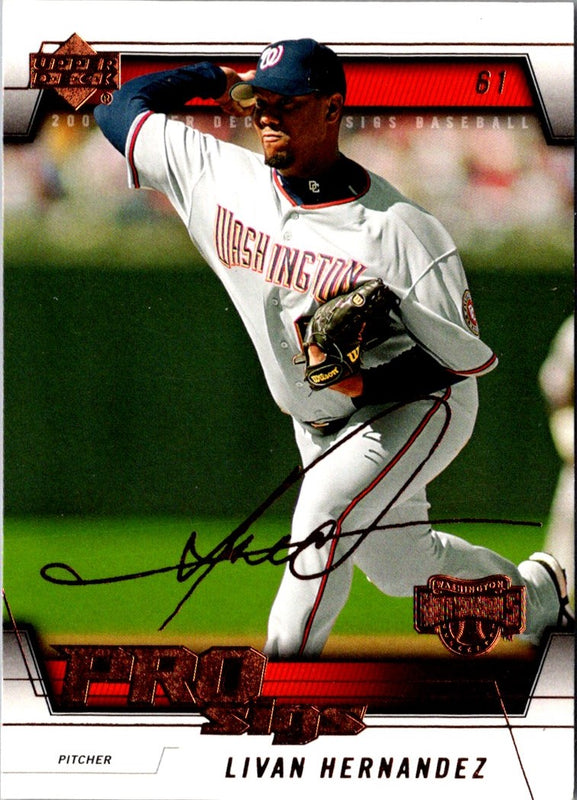 2005 Leaf Century Livan Hernandez #61