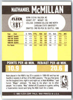 1990 Fleer Nate McMillan #181