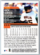 2000 Topps Rich Aurilia