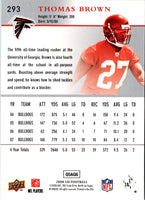 2008 Upper Deck Thomas Brown #293 Rookie
