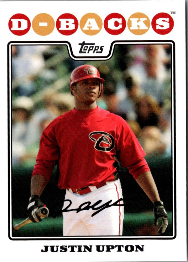 2008 Topps Justin Upton #130