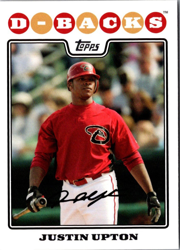 2008 Topps Justin Upton #130
