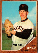 1962 Topps Ernie Bowman