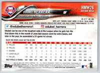 2018 Topps Holiday Odubel Herrera #HMW26