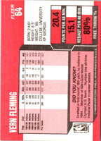 1989 Fleer Vern Fleming #64