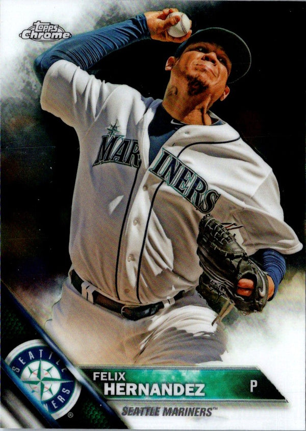 2016 Topps Chrome Felix Hernandez #192