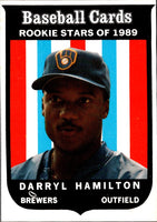 1989 Baseball Card Magazine '59 Topps Replicas Darryl Hamilton #28