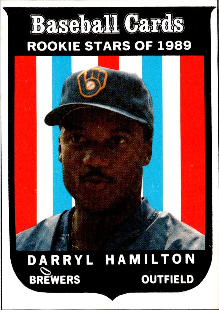 1989 Baseball Card Magazine '59 Topps Replicas Darryl Hamilton