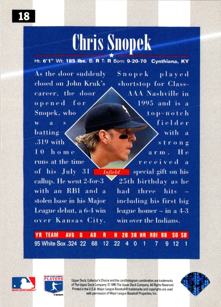 1996 Collector's Choice Chris Snopek