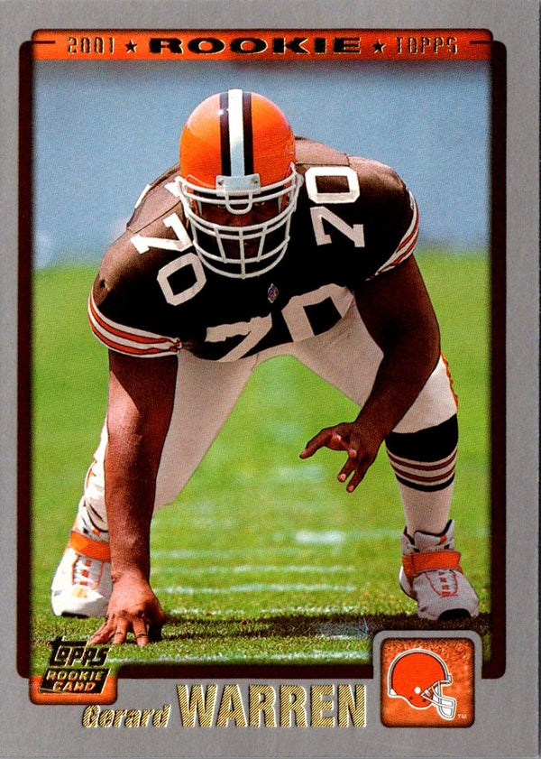 2001 Topps Gerard Warren #333 Rookie