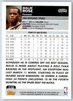 2003 Topps Collection Malik Rose #110