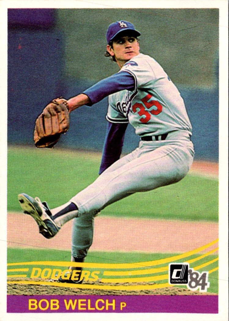 1984 Donruss Bob Welch