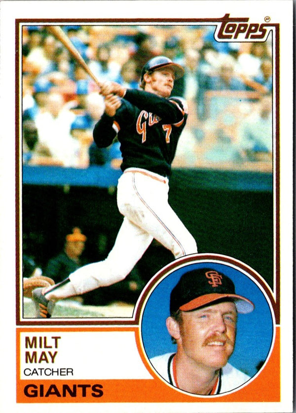 1983 Topps Milt May #84 EX