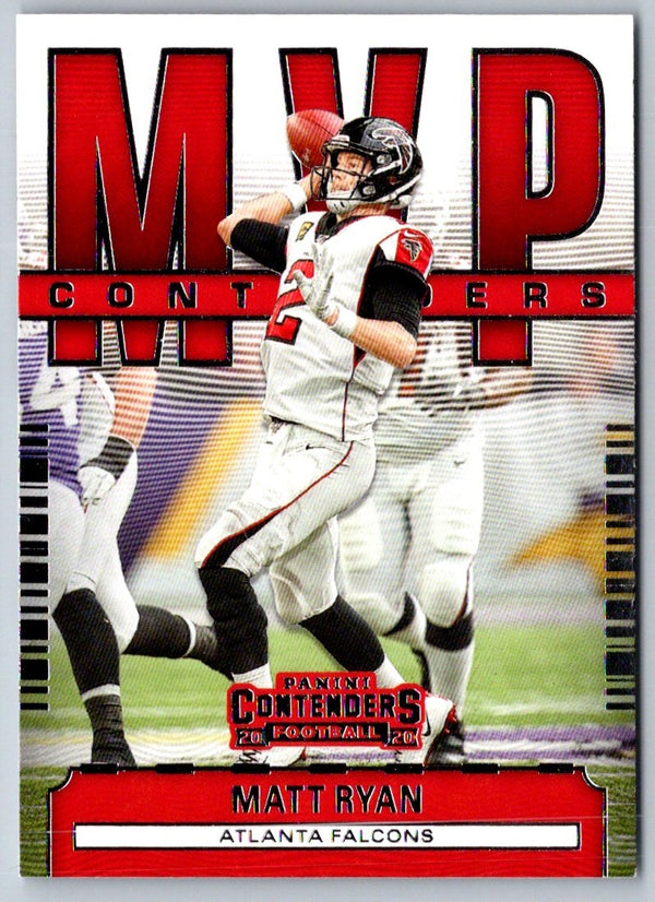 2020 Panini Contenders MVP Matt Ryan #MC-MR