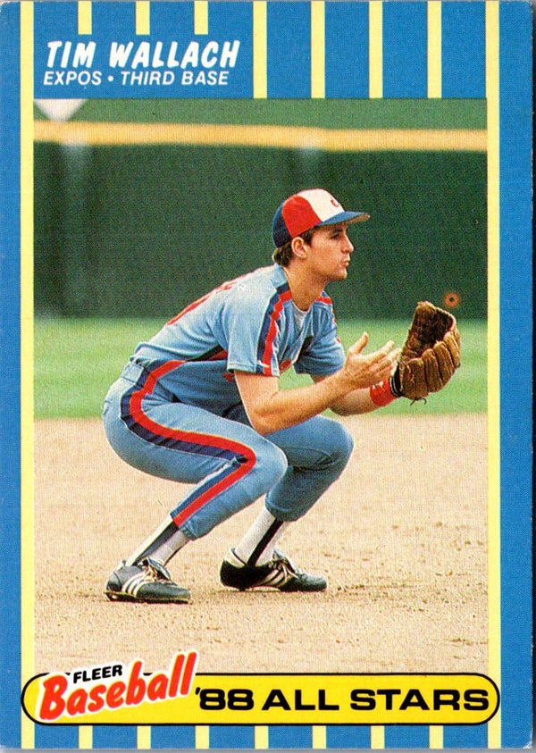 1988 Fleer Baseball All-Stars Tim Wallach #43