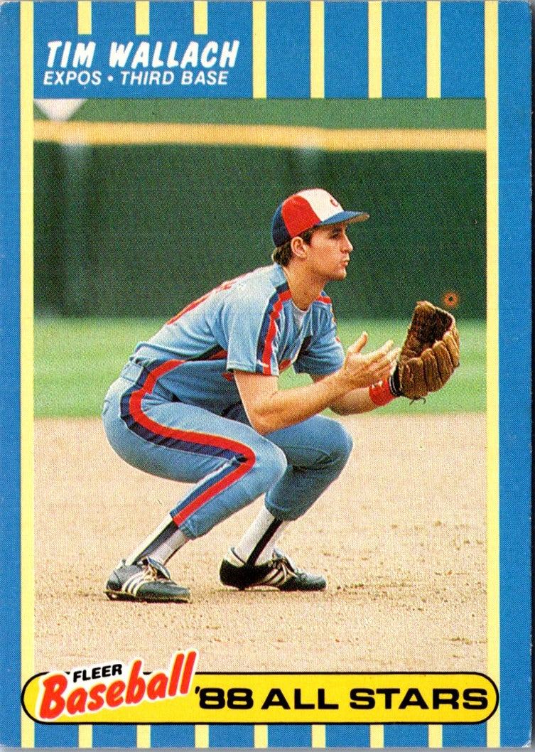 1988 Fleer Baseball All-Stars Tim Wallach