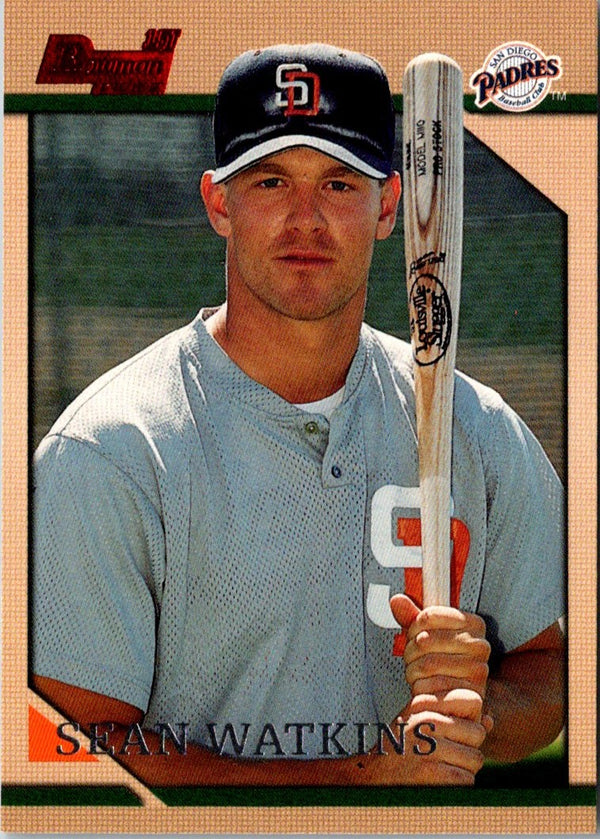 1996 Bowman Sean Watkins #384 Rookie