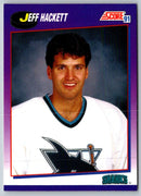 1991 Score American Jeff Hackett