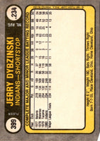 1981 Fleer Jerry Dybzinski #399 Rookie