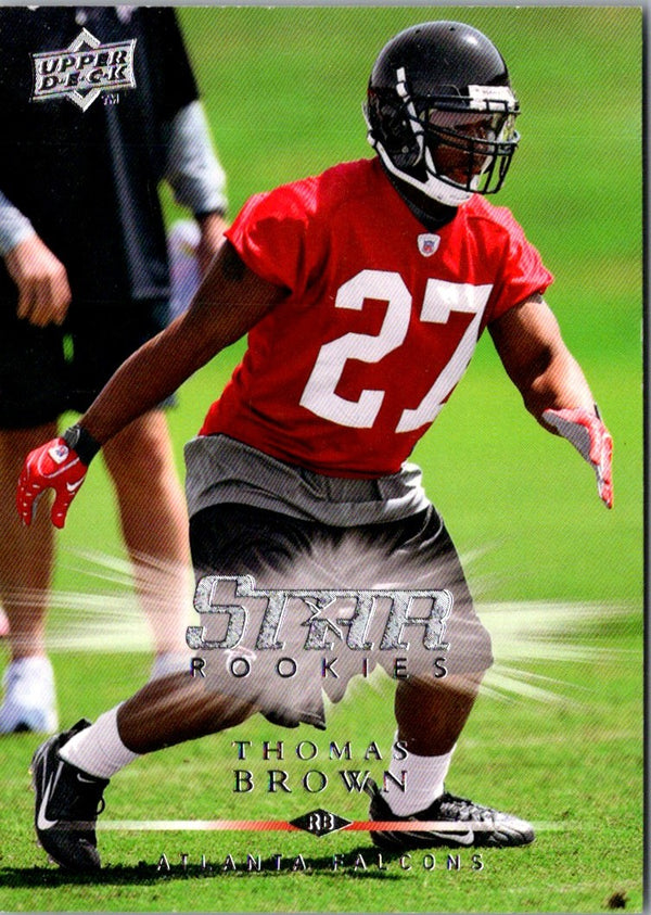 2008 Upper Deck Thomas Brown #293 Rookie