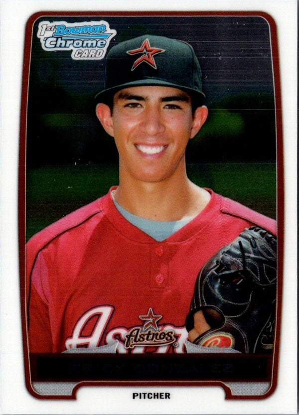 2012 Bowman Draft Picks & Prospects Chrome Erick Gonzalez #BDPP99