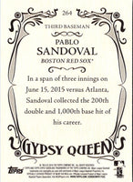 2016 Topps Gypsy Queen Pablo Sandoval #264