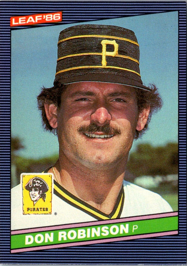 1986 Leaf Don Robinson #159
