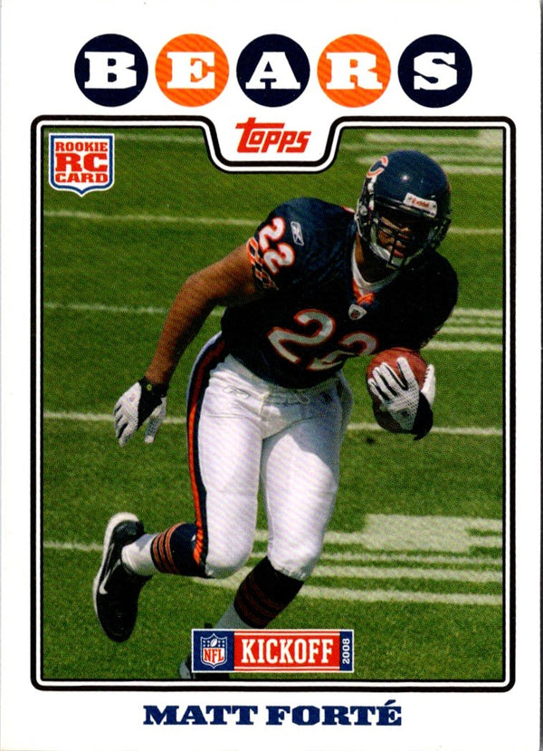 2008 Topps Kickoff Matt Forte #188 Rookie