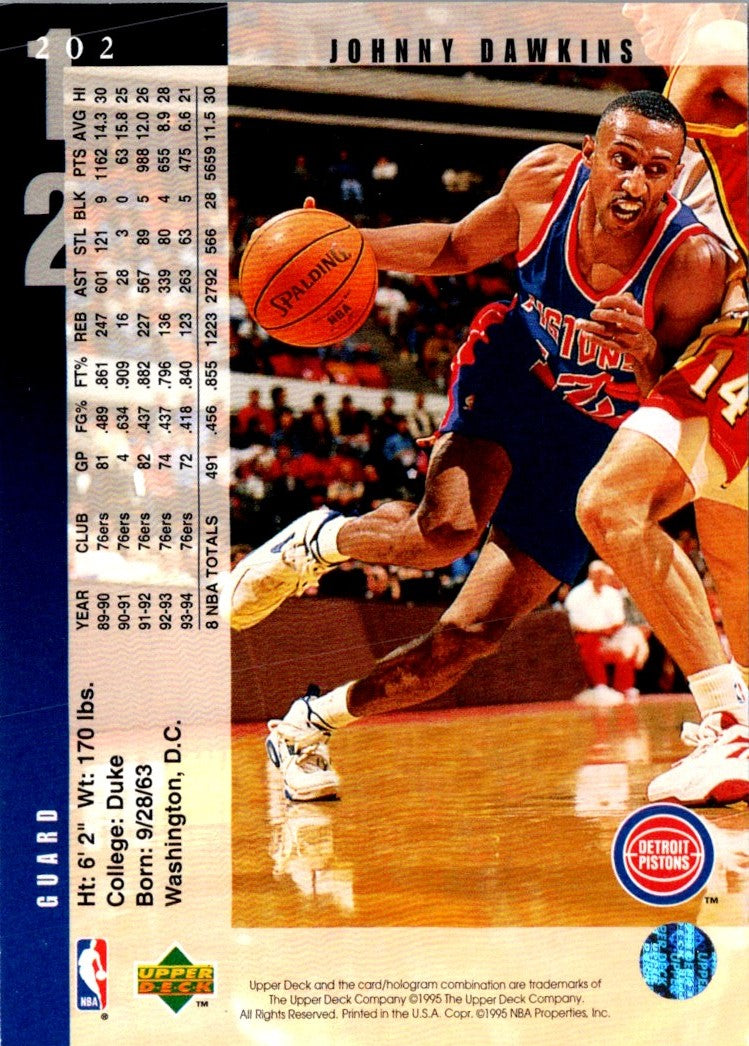 1994 Upper Deck Johnny Dawkins