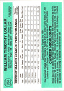 1984 Donruss Tim Lollar