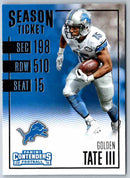 2016 Contenders Golden Tate