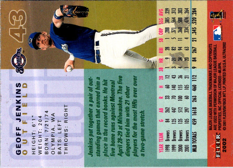 2002 Ultra Geoff Jenkins