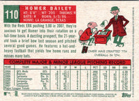 2008 Topps Heritage Homer Bailey #110