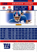 2011 Score Brandon Jacobs